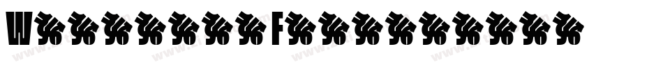 Wellfare Free字体转换